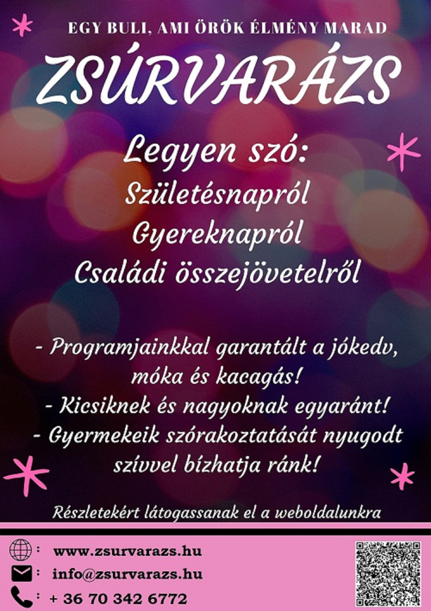 Zsurvarázs plakát